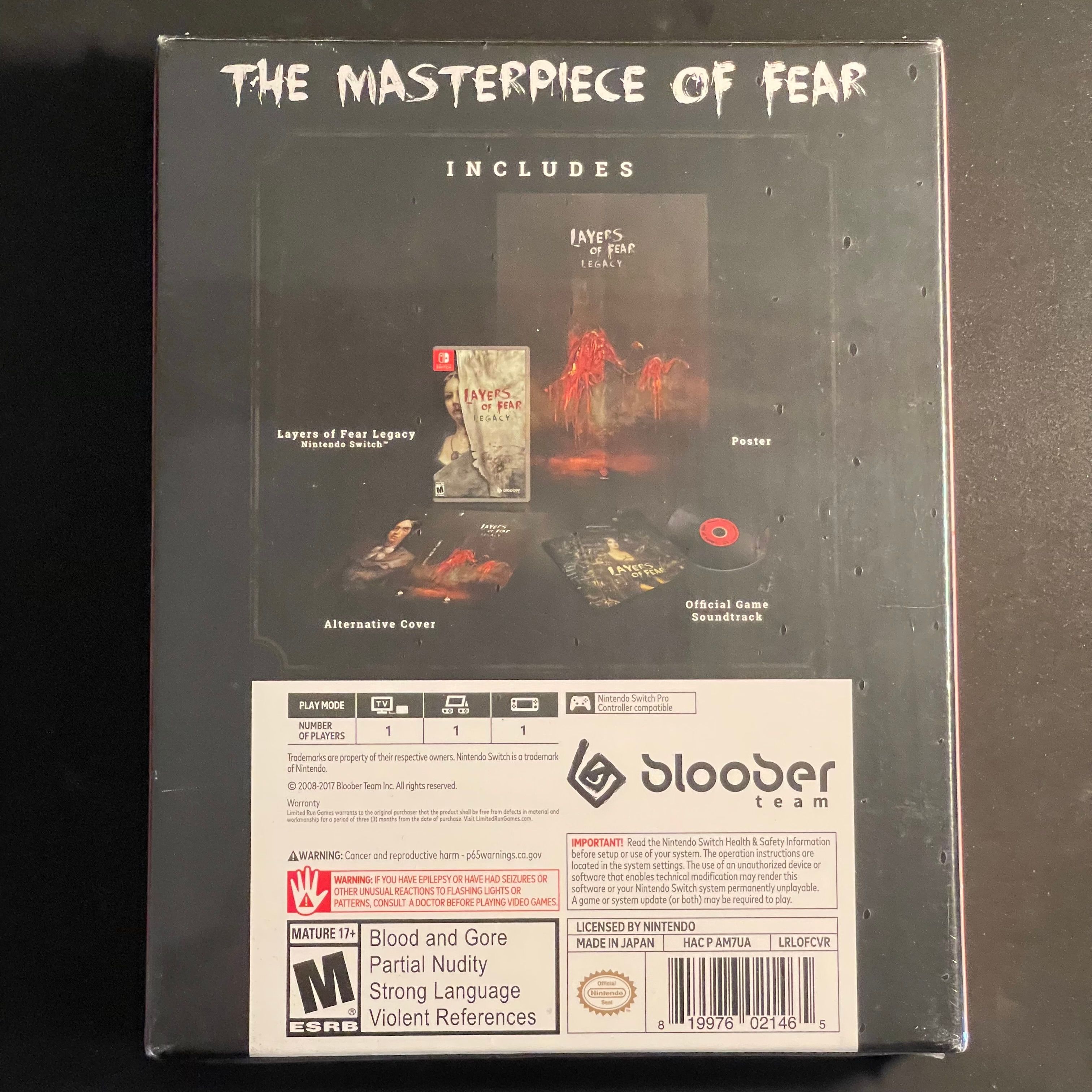 Layers of Fear: Legacy [Collector's Edition] | Switch | Brand New, Sealed