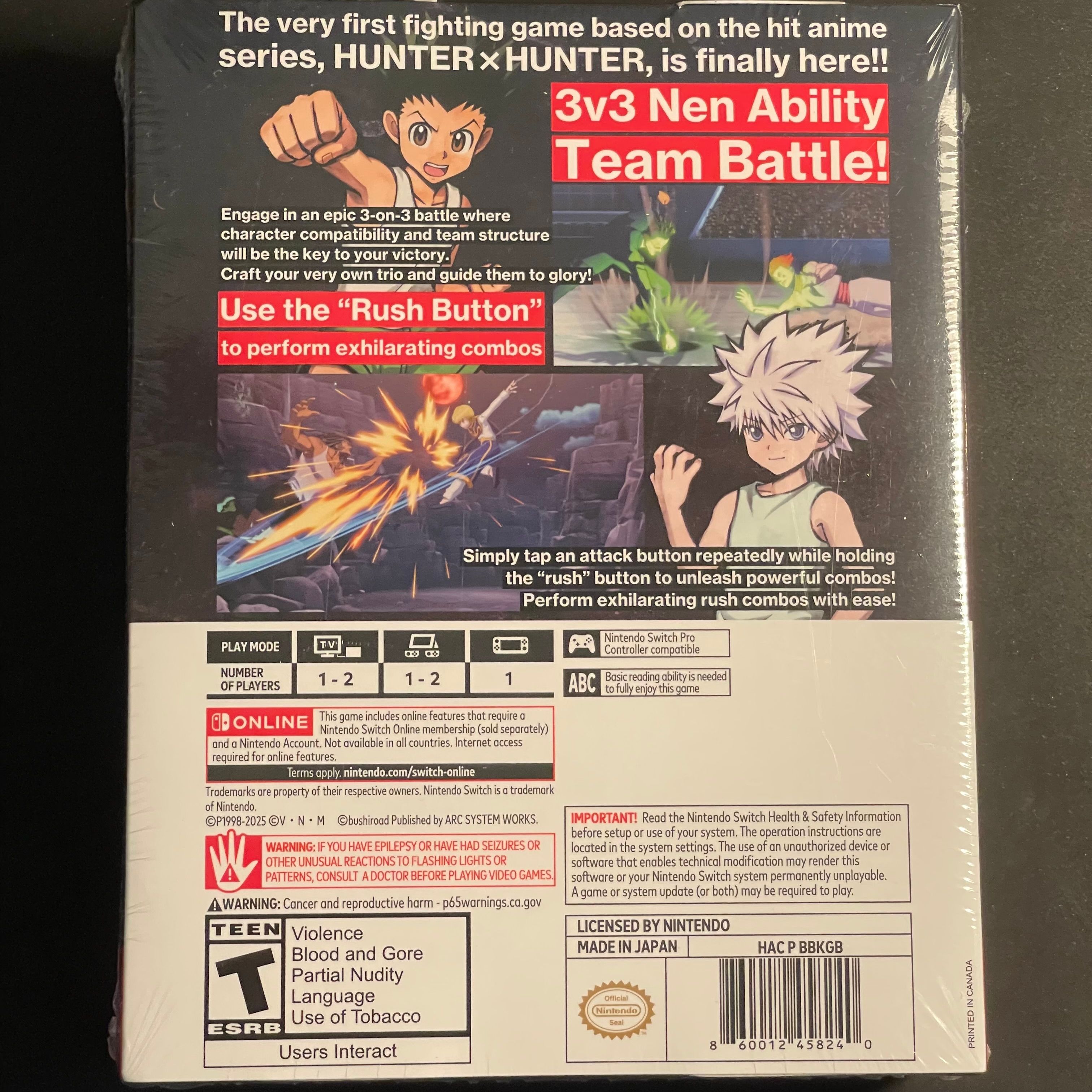 Hunter x Hunter: Nen x Impact [Limited Edition] | Switch | Brand New, Sealed