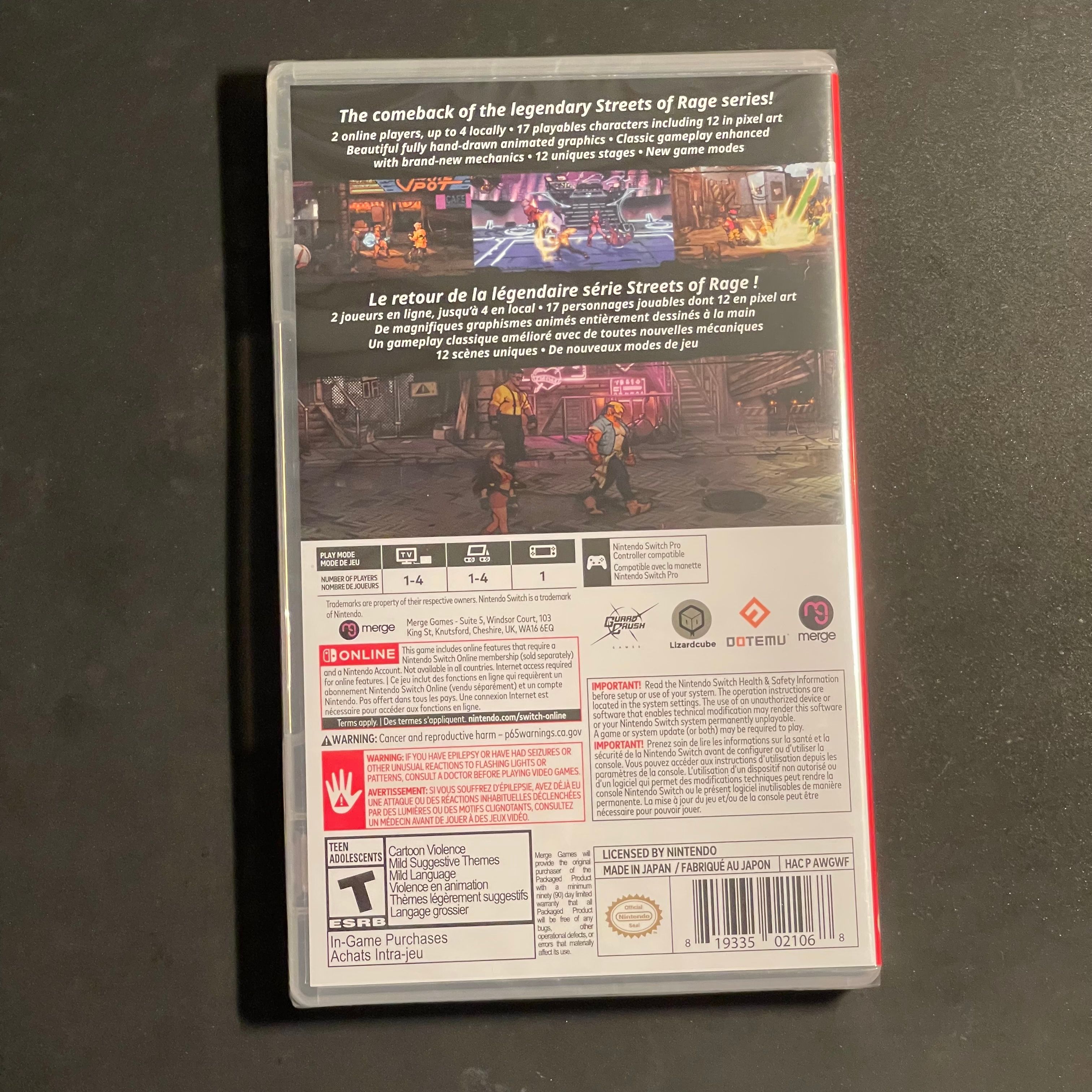 Streets of Rage 4 [Anniversary Edition] | Switch | Brand New, Sealed
