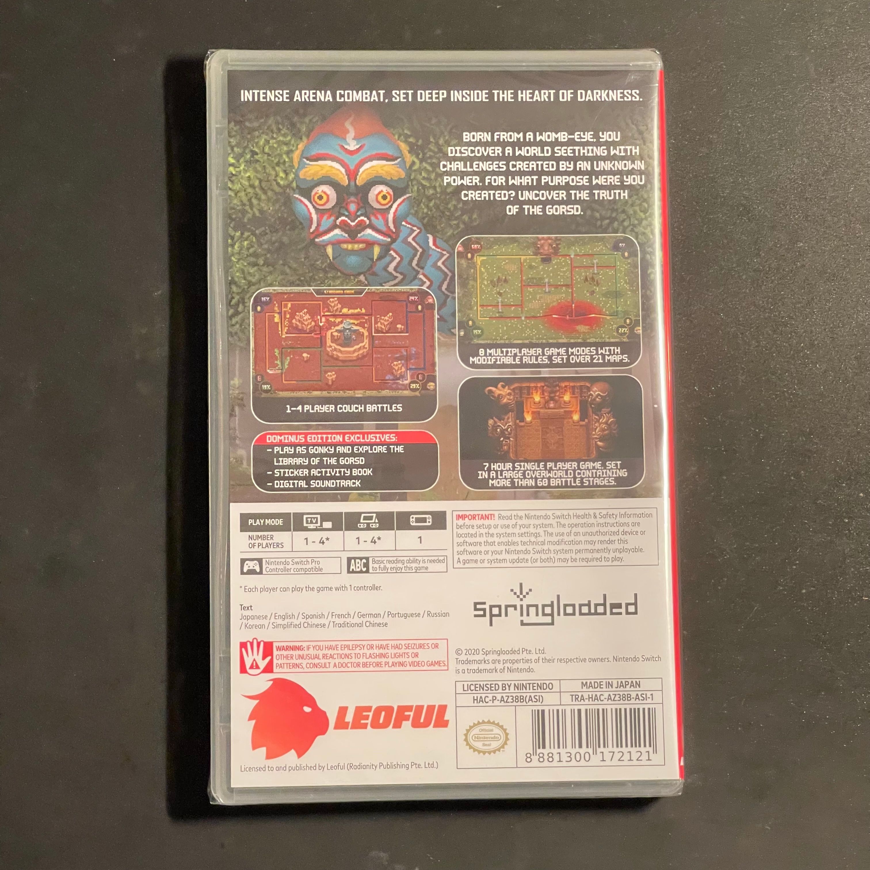 GORSD [Dominus Edition] | JP Switch | Brand New, Sealed