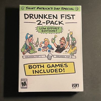 Drunken Fist 2-Pack [Low Effort Edition] | PS5 | Brand New, Sealed