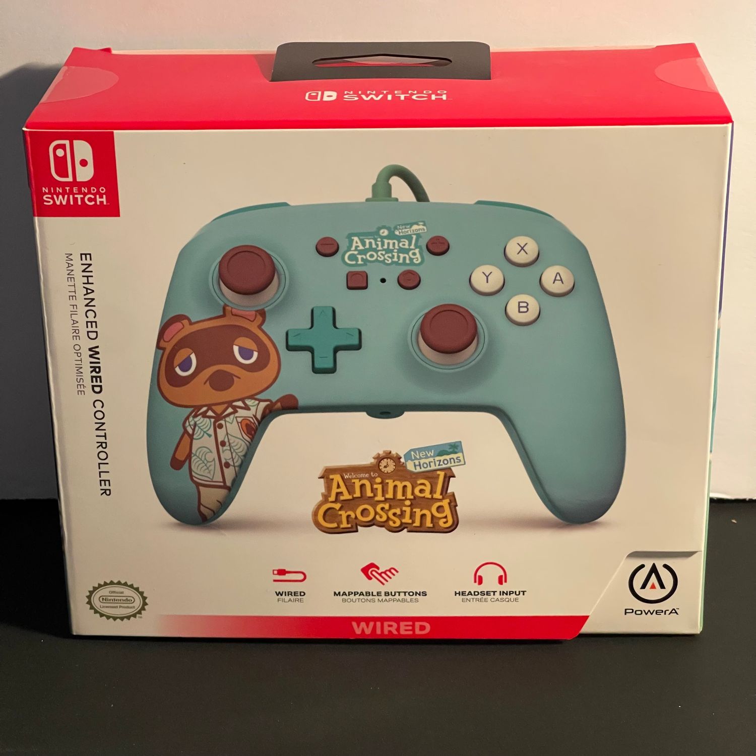 PowerA Enhanced Wired Controller | Switch | Tom Nook | Brand New PowerA Enhanced Wired Controller | Switch | Tom Nook | Brand New