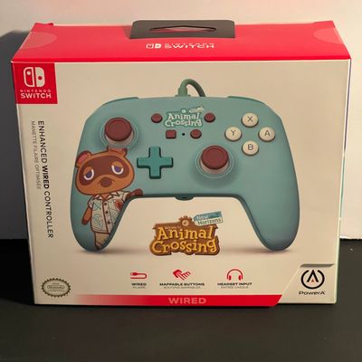 PowerA Enhanced Wired Controller | Switch | Tom Nook | Brand New