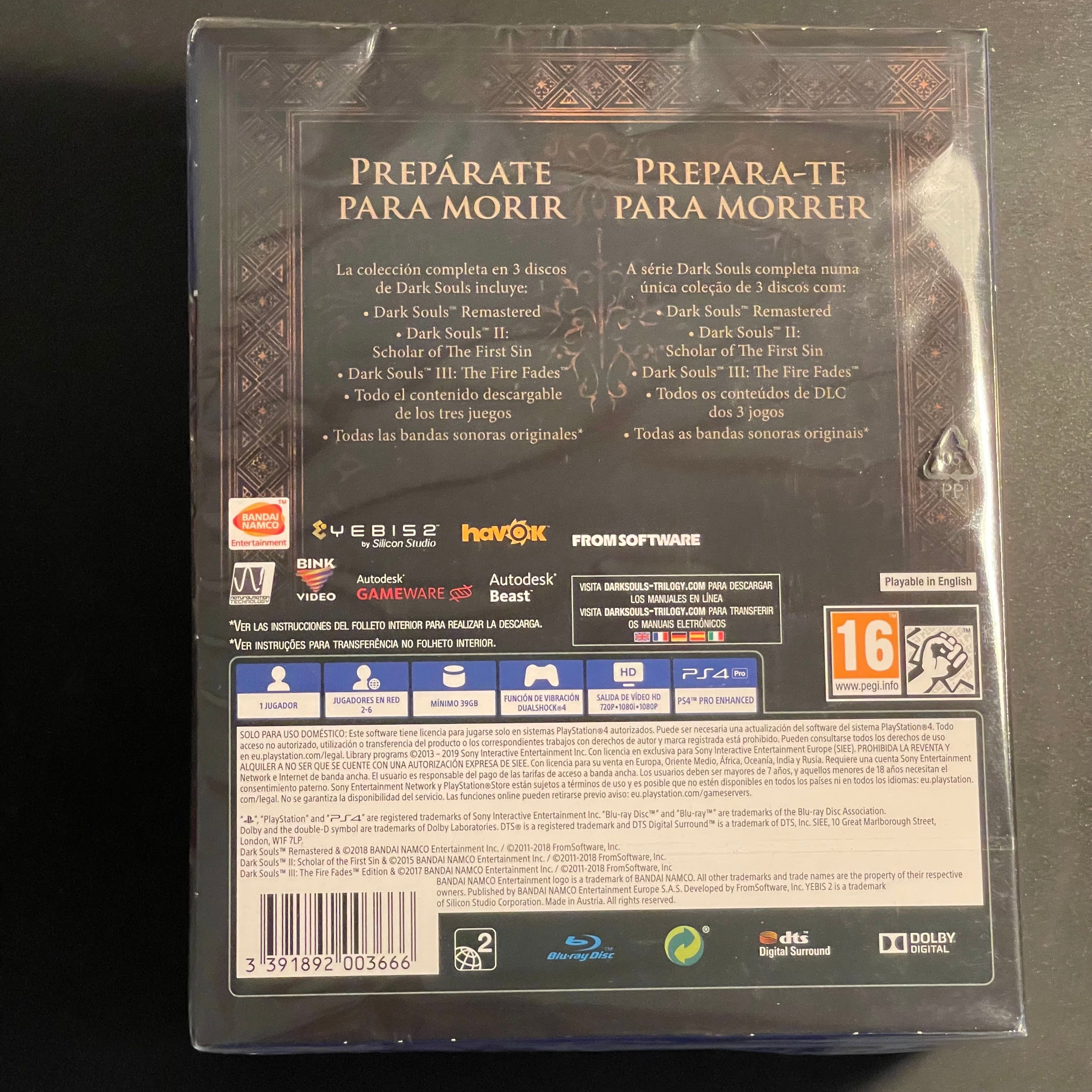 Dark Souls Trilogy | PAL PS4 | Brand New, Sealed