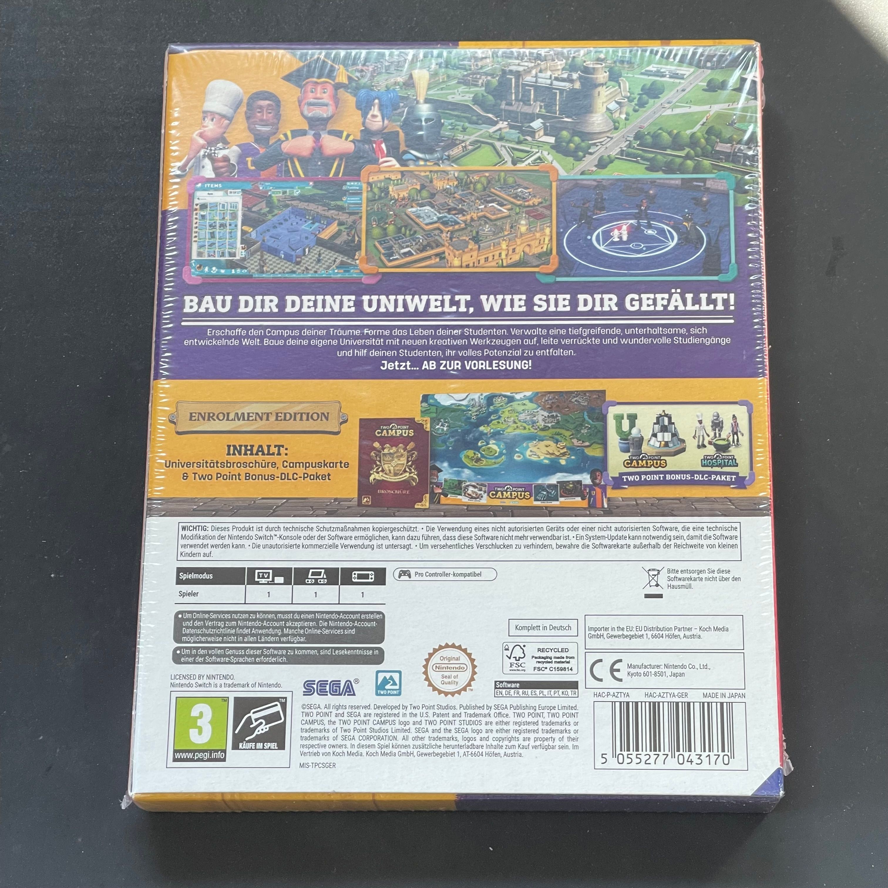 Two Point Campus [Enrollment Edition] | PAL Switch | Brand New, Sealed