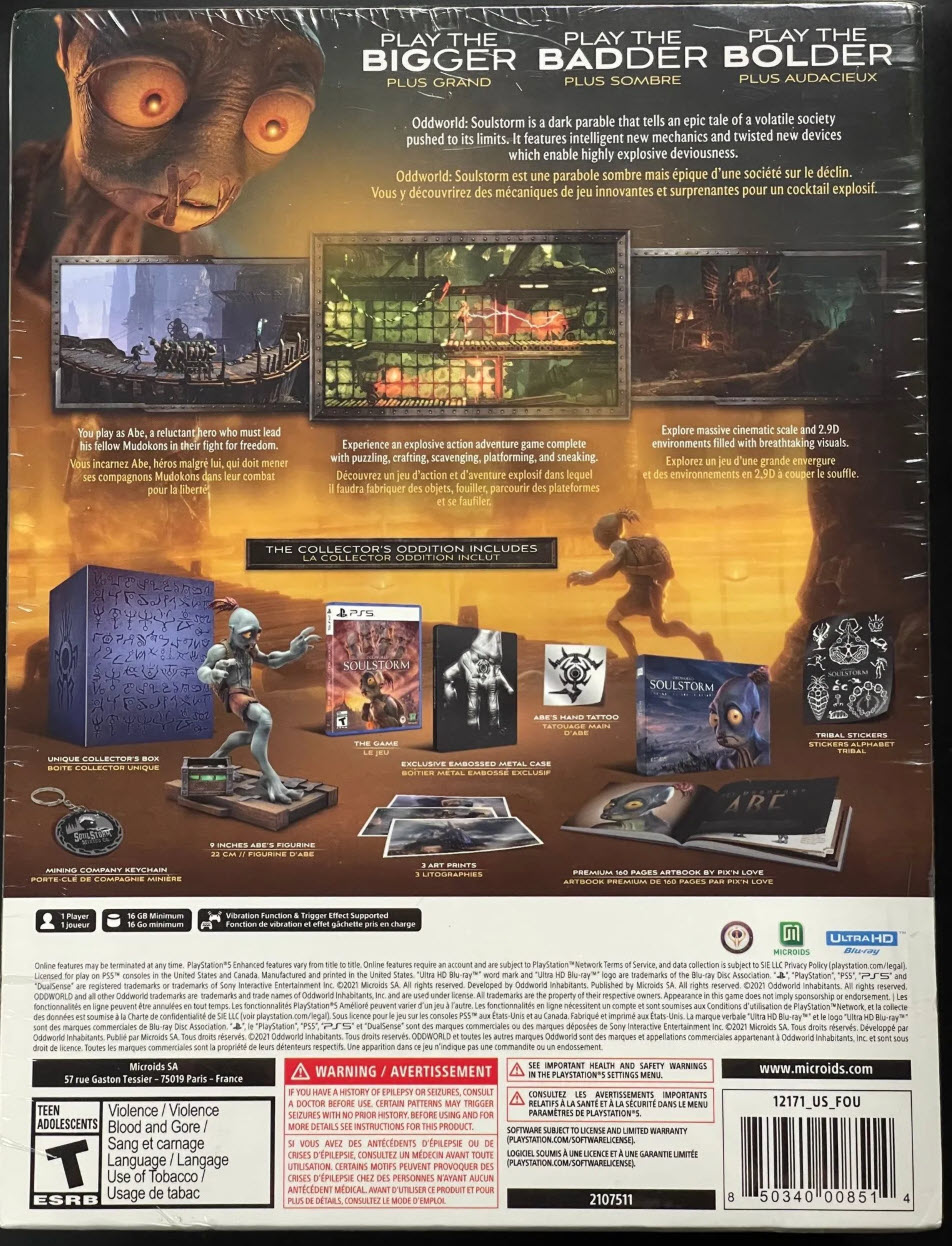 Oddworld: Soulstorm [Collector's Oddition] | PS5 | Brand New, Sealed