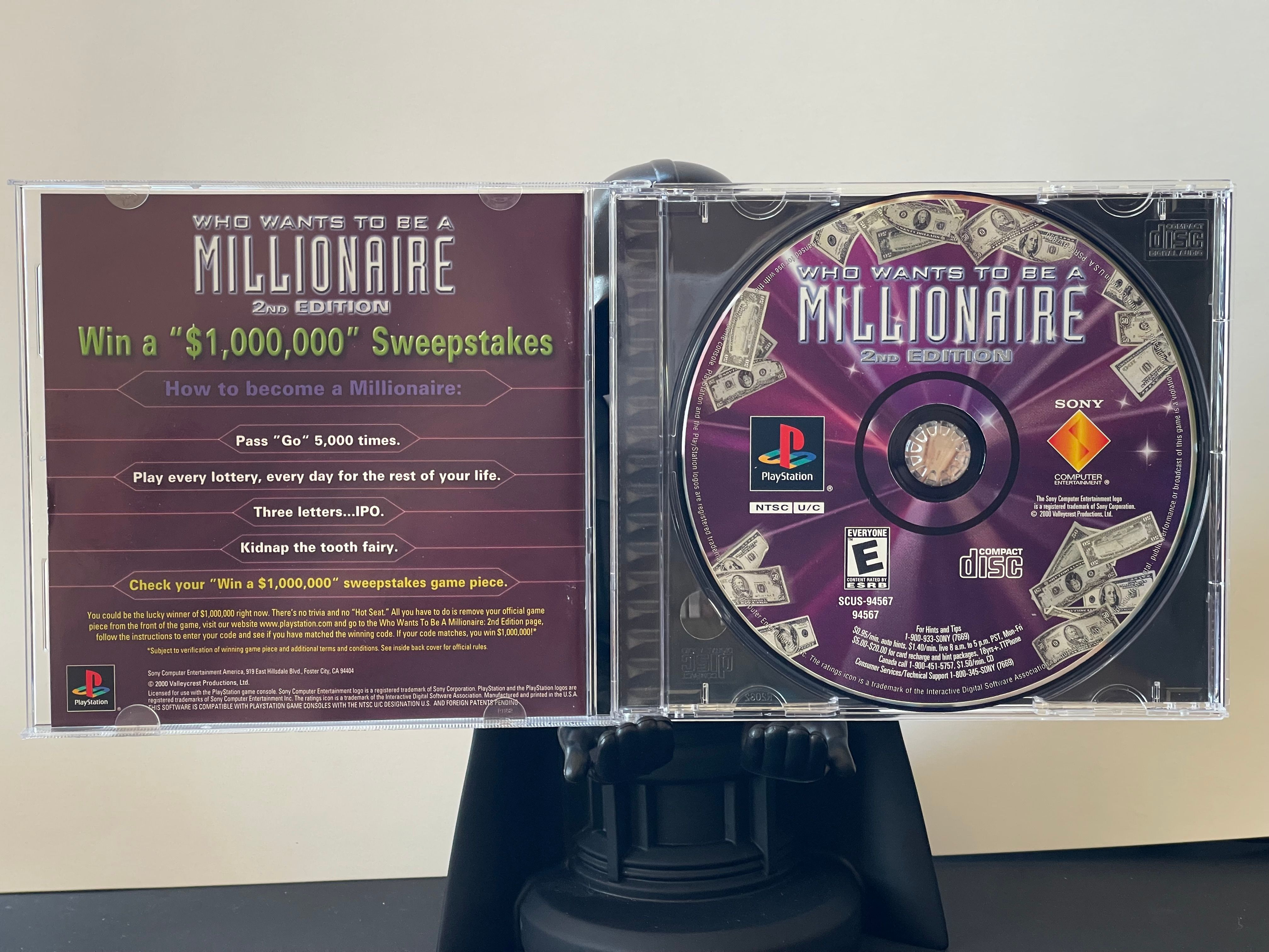 Who Wants To Be A Millionaire 2nd Edition | PS1 | CIB