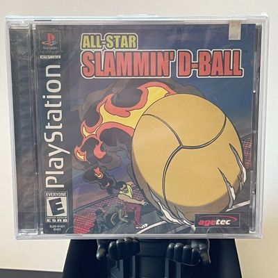 All-Star Slammin D-Ball | PS1 | Brand New, Sealed