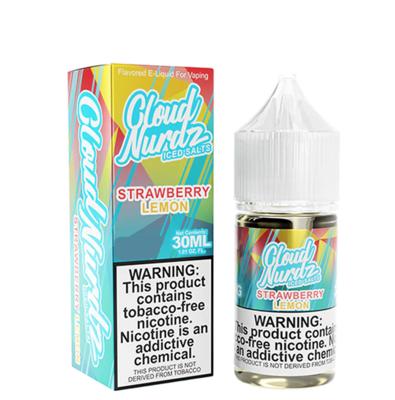 Cloud Nurdz Iced Salts Strawberry Lemon 25mg