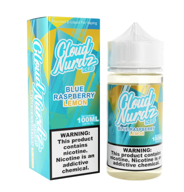 Cloud Nurdz Iced Blue Raspberry Lemon 3mg