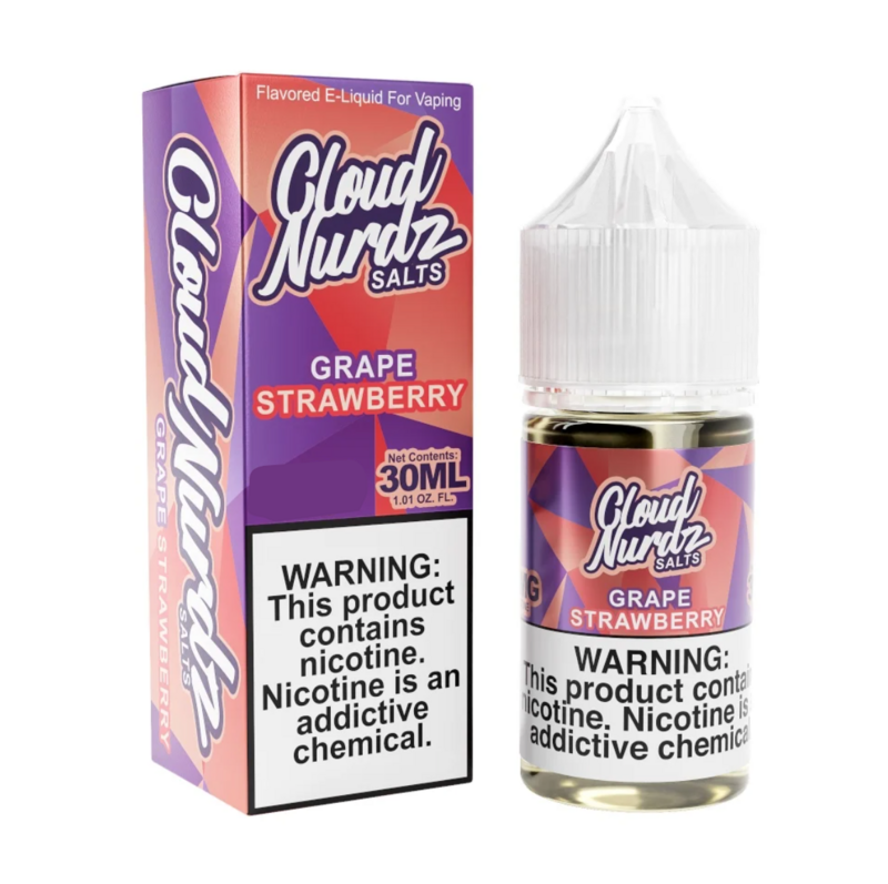 Cloud Nurdz Grape Strawberry 30ml 50mg