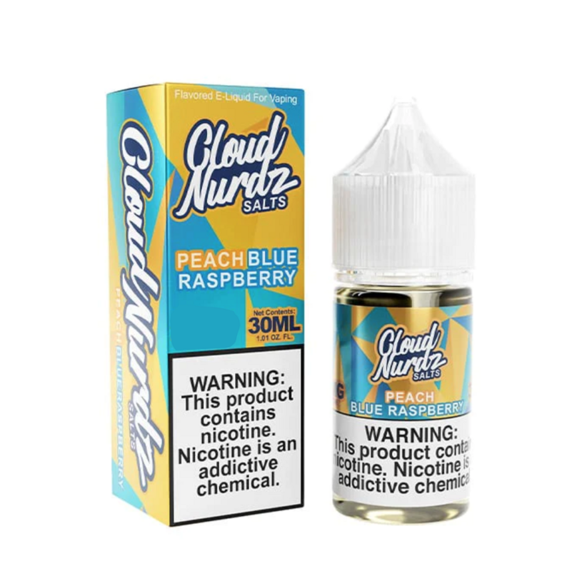 Cloud Nurdz Salts Peach Blue Raspberry 25mg