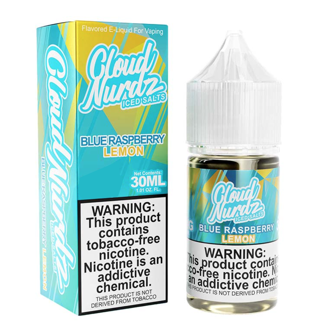 Cloud Nurdz Salts Iced Blue Raspberry Lemon 25mg