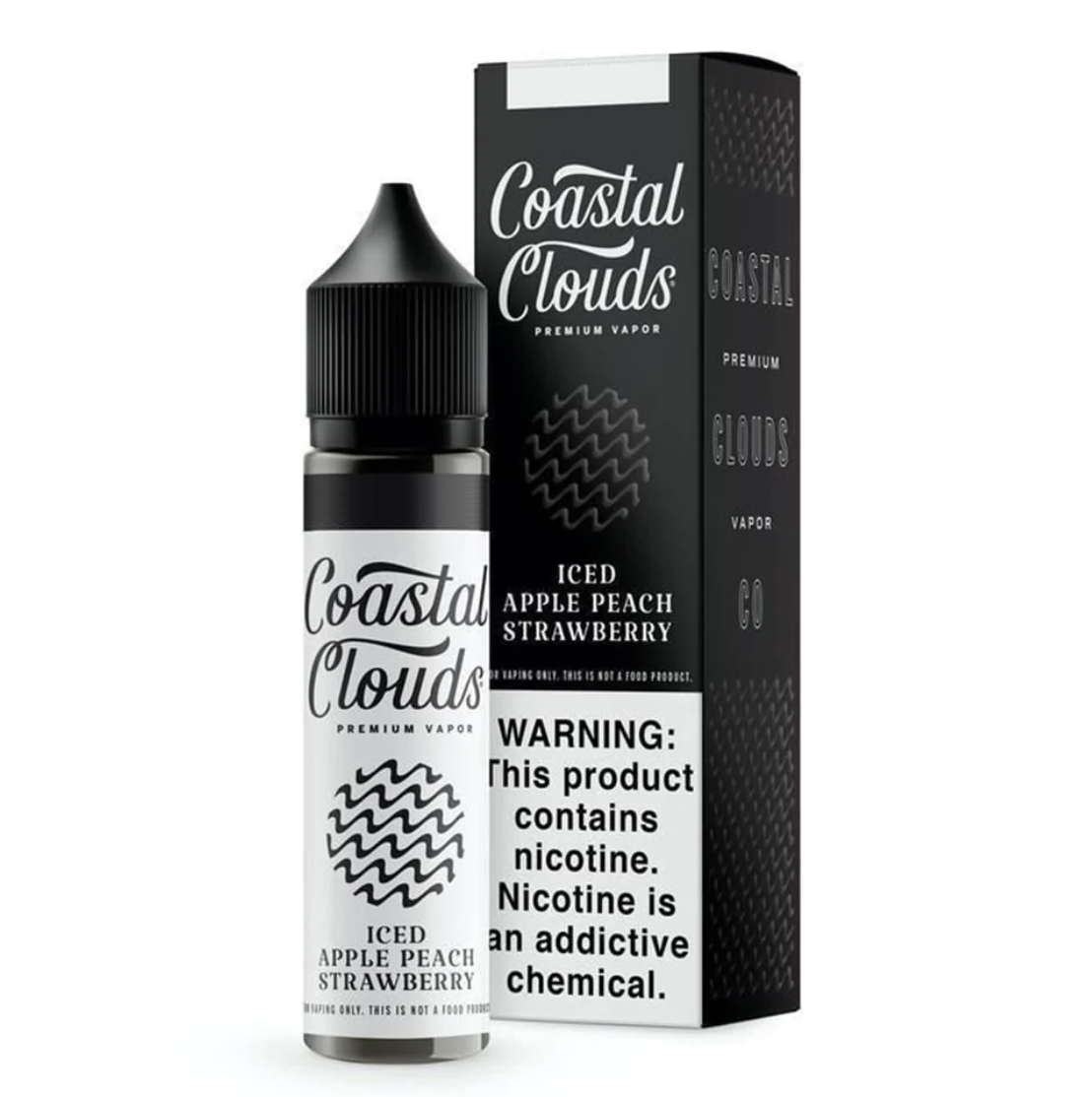 Coastal Clouds - Iced Apple Peach Strawberry - 0mg