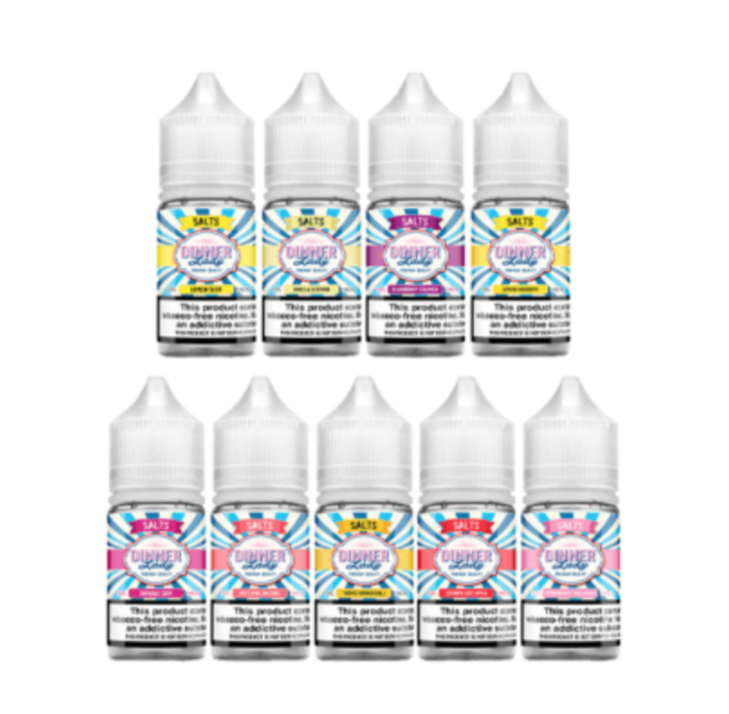 Dinner Lady Salts Strawberry Macaroon 30ml 25mg