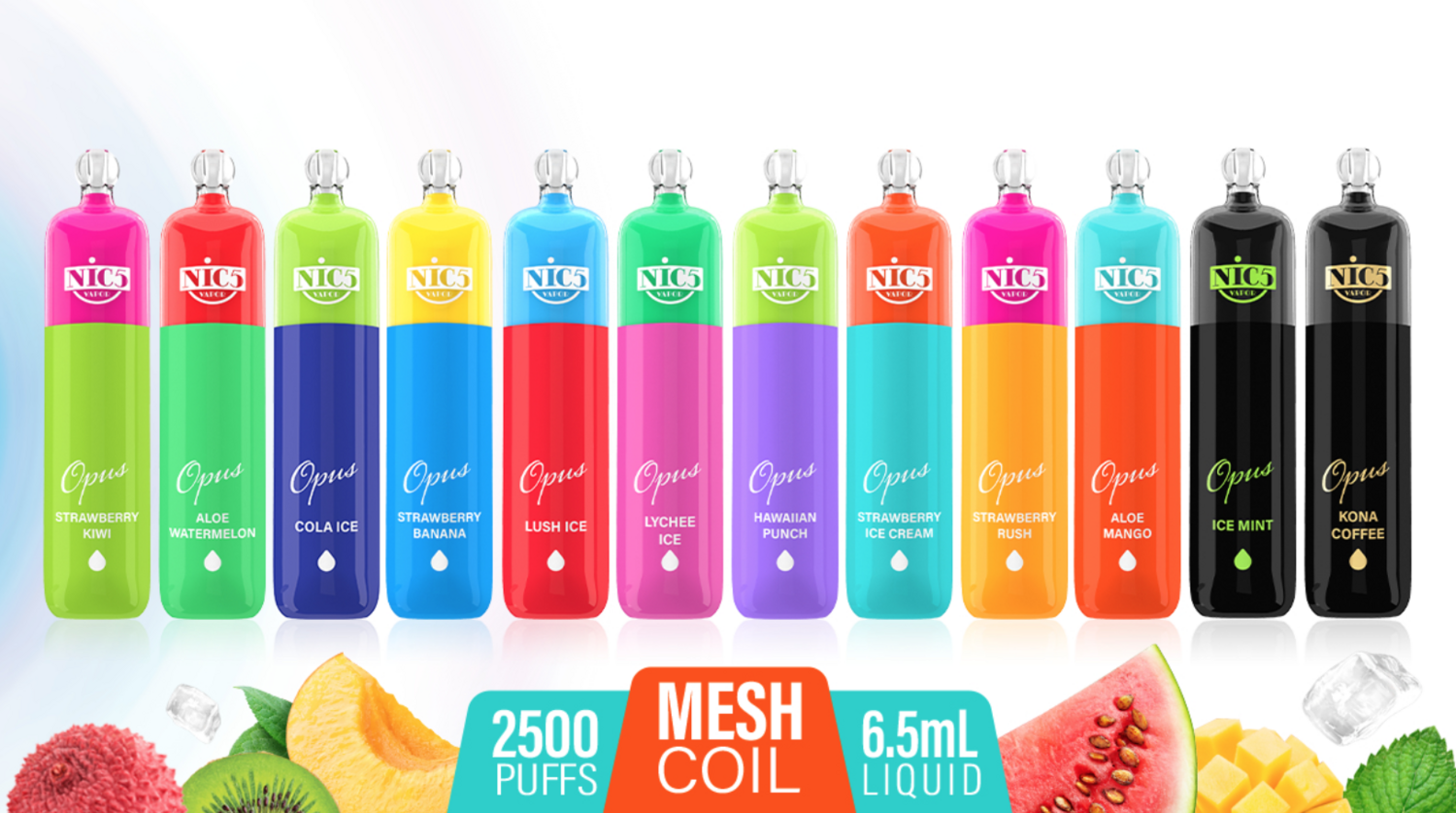 Nic 5 Opus 2500 - Lush Ice