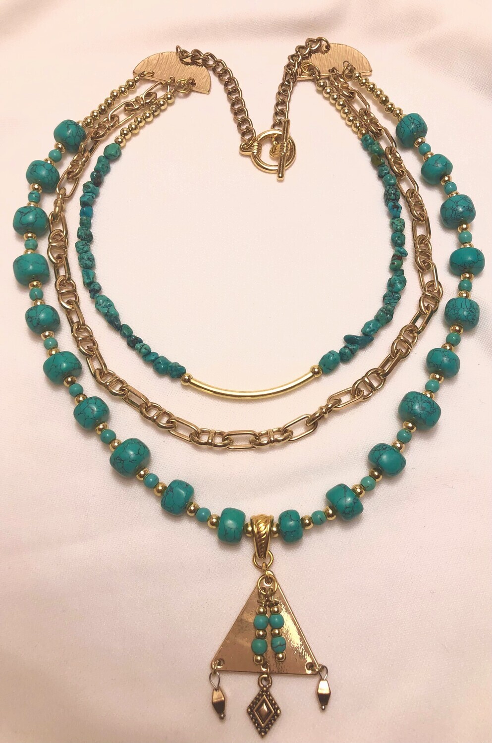 Necklace - Triple Fancy