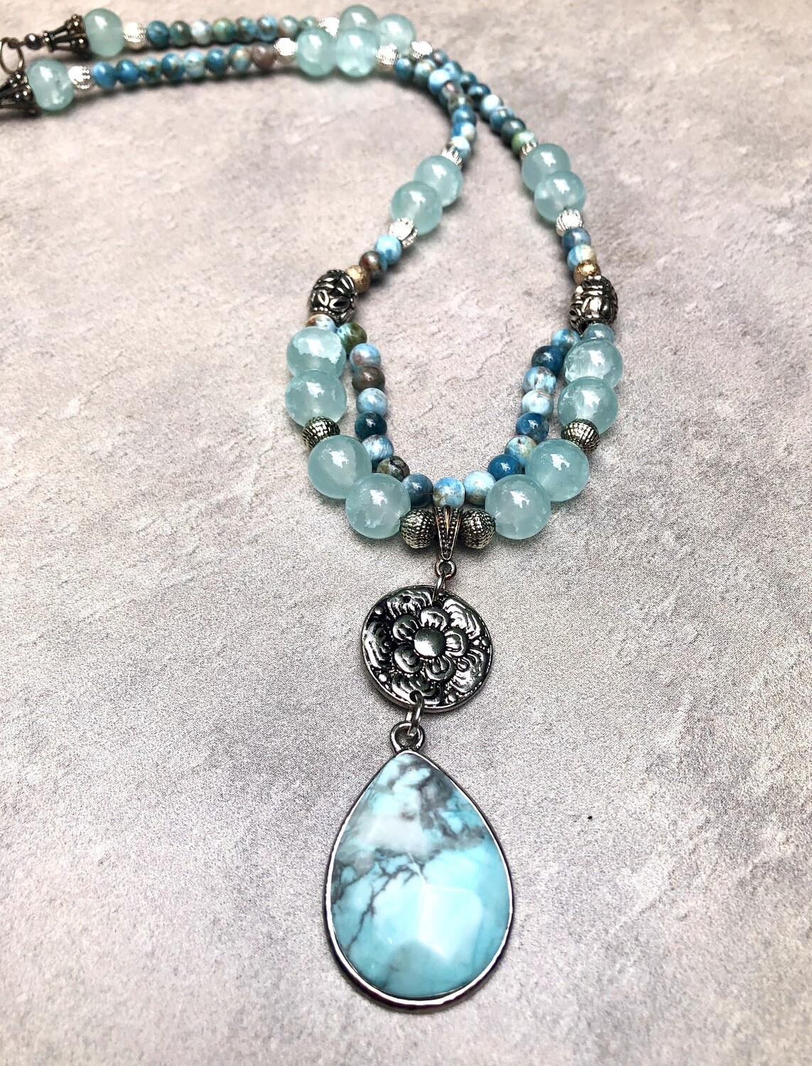 Necklace - Blue Ice