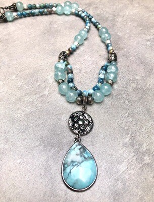 Necklace - Blue Ice