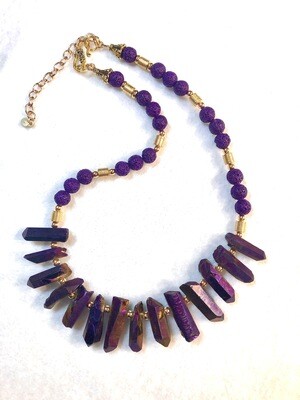 Necklace - Deep Purple Dreams