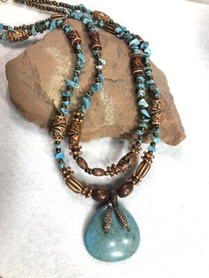 Necklace - Turquoise Delight