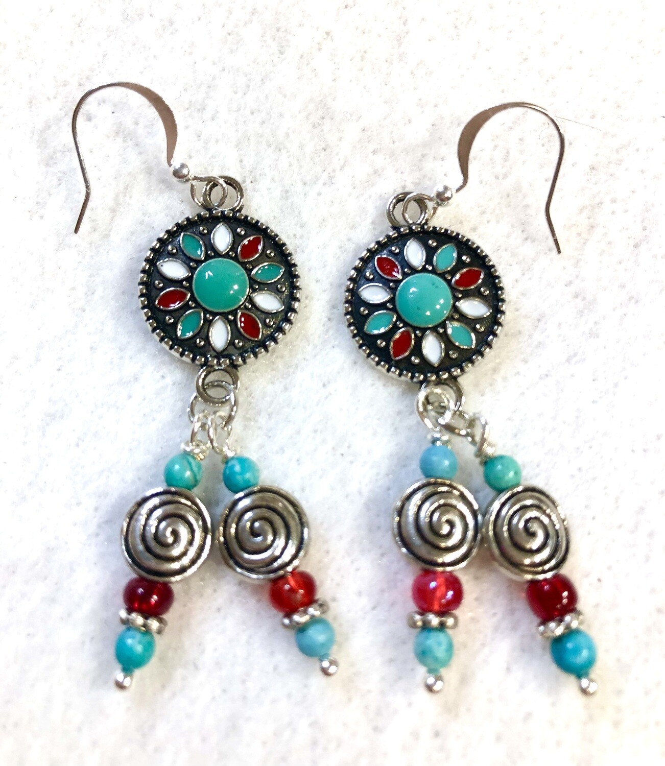 Earrings - Hints of Aztec