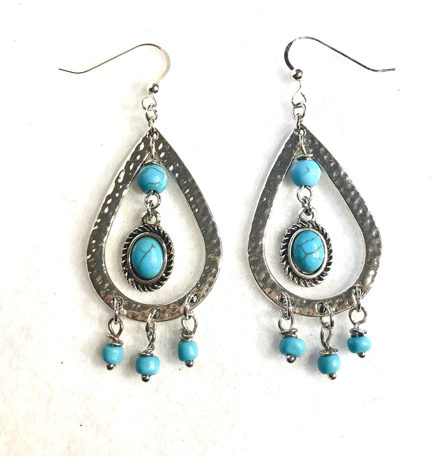 Earrings - A Dance with Turquoise