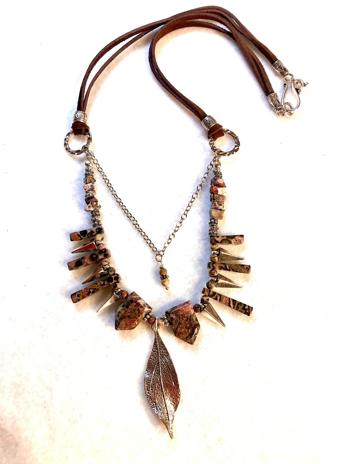 Necklace - Exotic Leopardskin Jasper