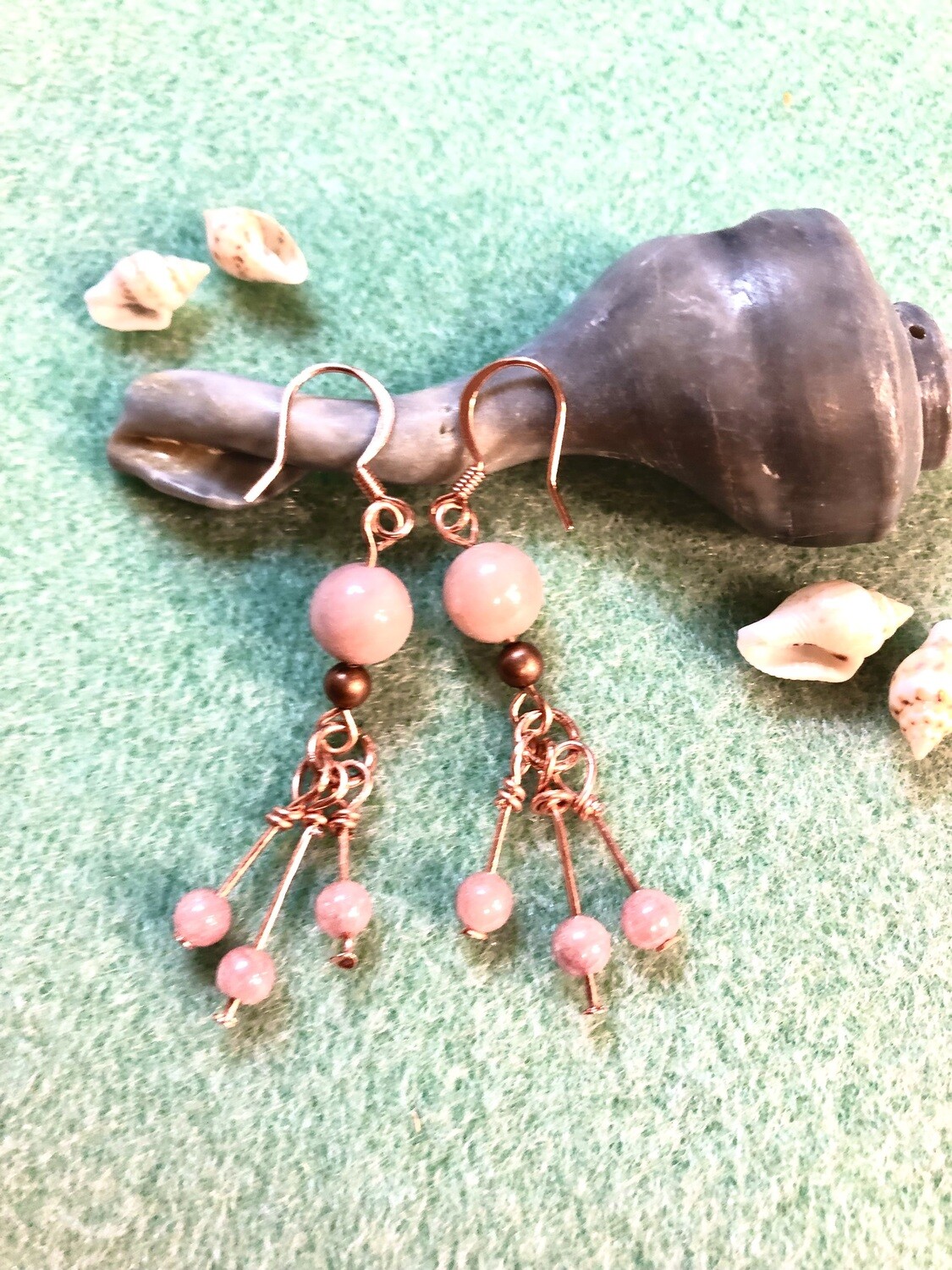 Earrings - Sunstone Weds Copper