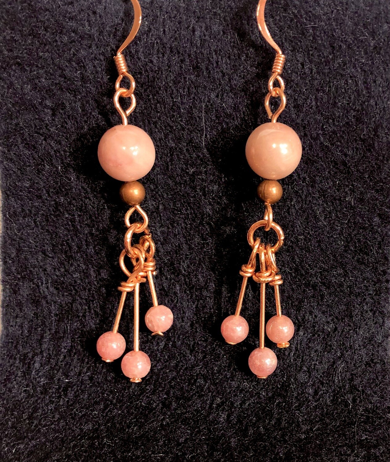 Earrings - Sunstone Weds Copper