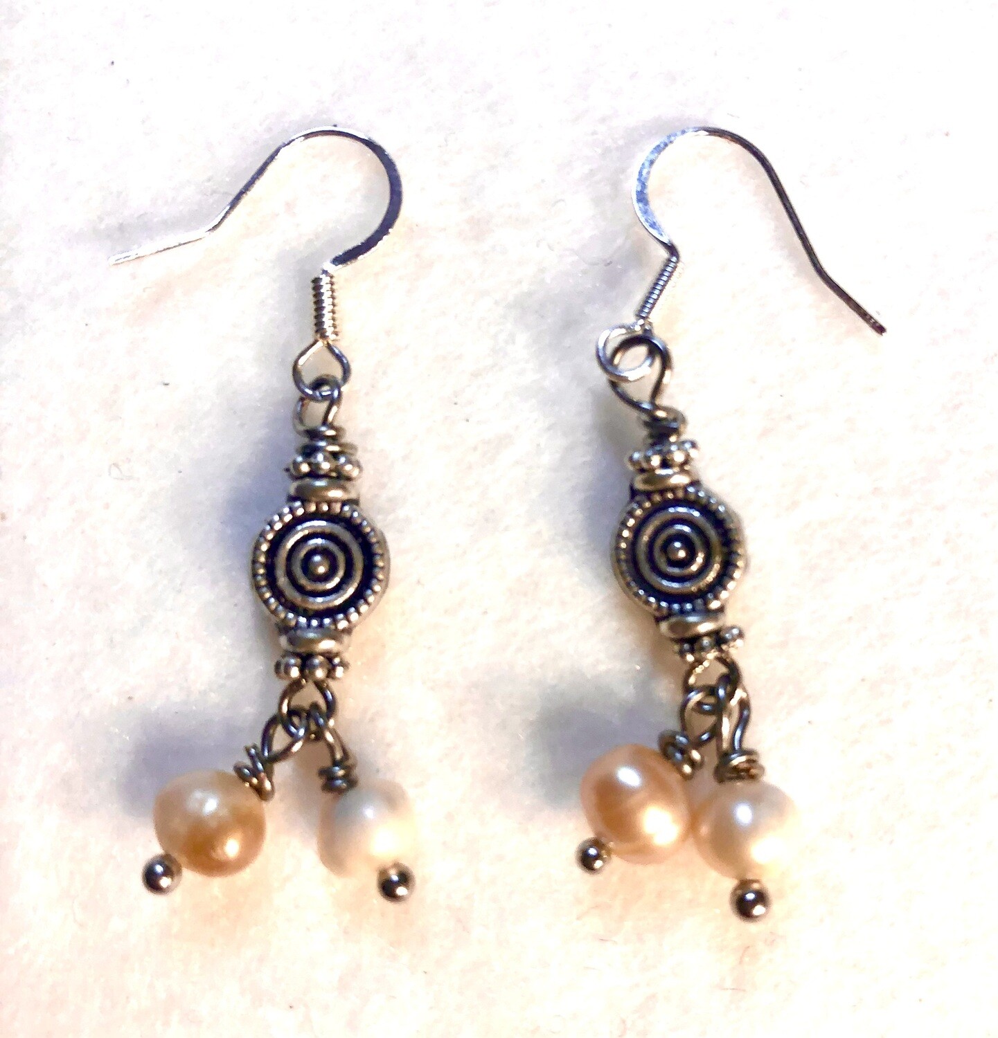 Earrings - Swirl the Pearls