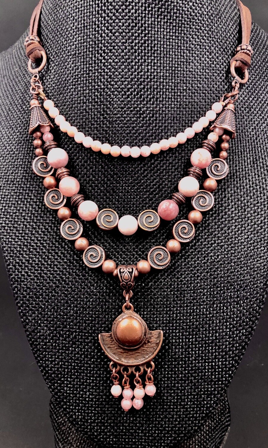 Necklace - Rhodonite Lovely