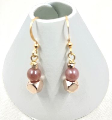 Earrings - Rhodonite Dreams