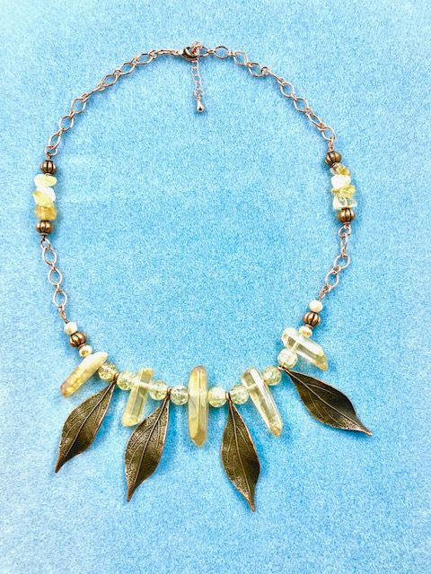 Necklace - Leaves of Copper