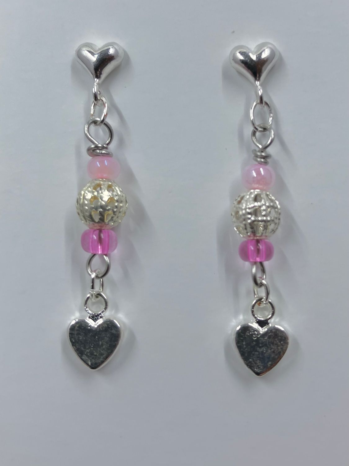 Earrings - Glittering Heart