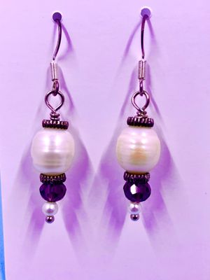 Earrings - Lilac Love