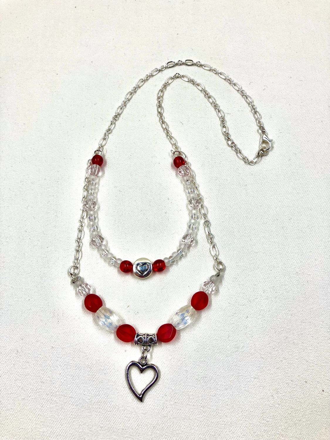Necklace - Dancing Hearts