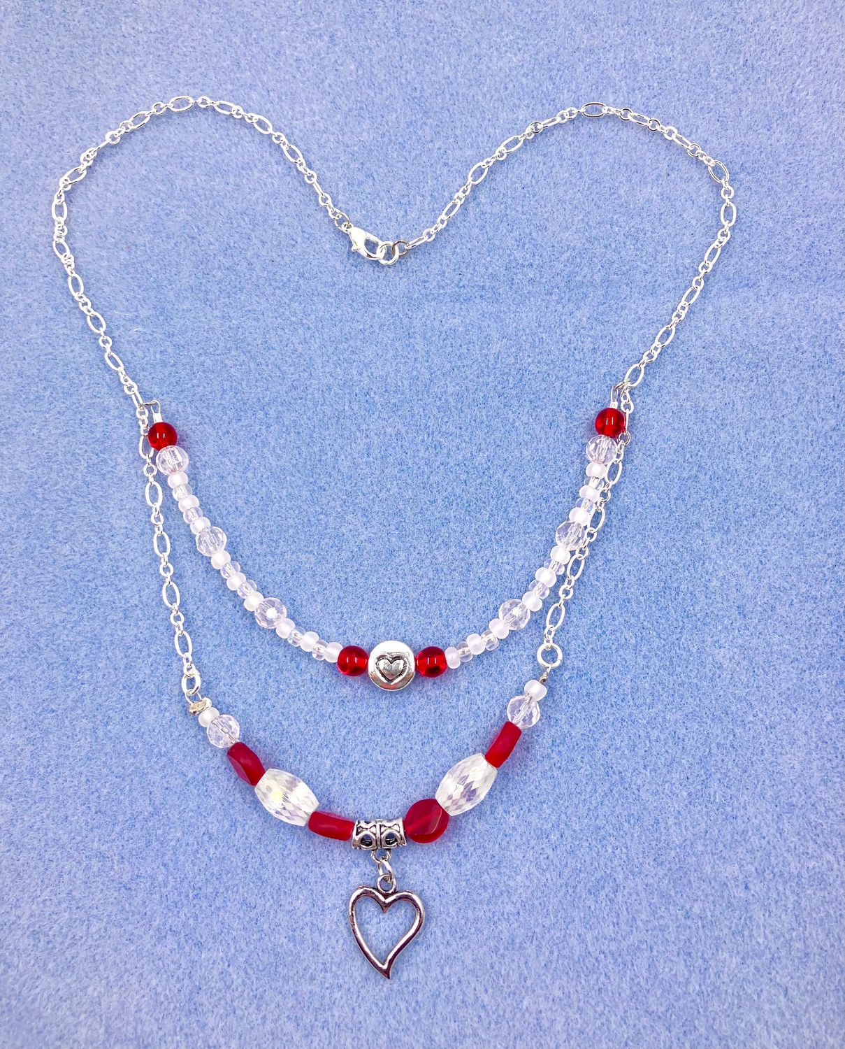 Necklace - Dancing Hearts