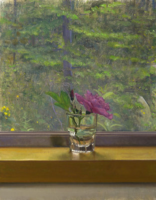 Pasture Rose on a Sill