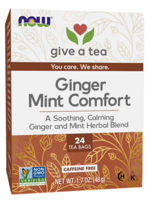 Now - Ginger Mint Comfort Tea - 24 Tea Bags