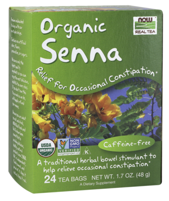 Now - Organic Senna - 24 Tea Bags