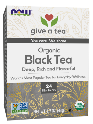 Now - Organic Black Tea - 24 Tea Bags