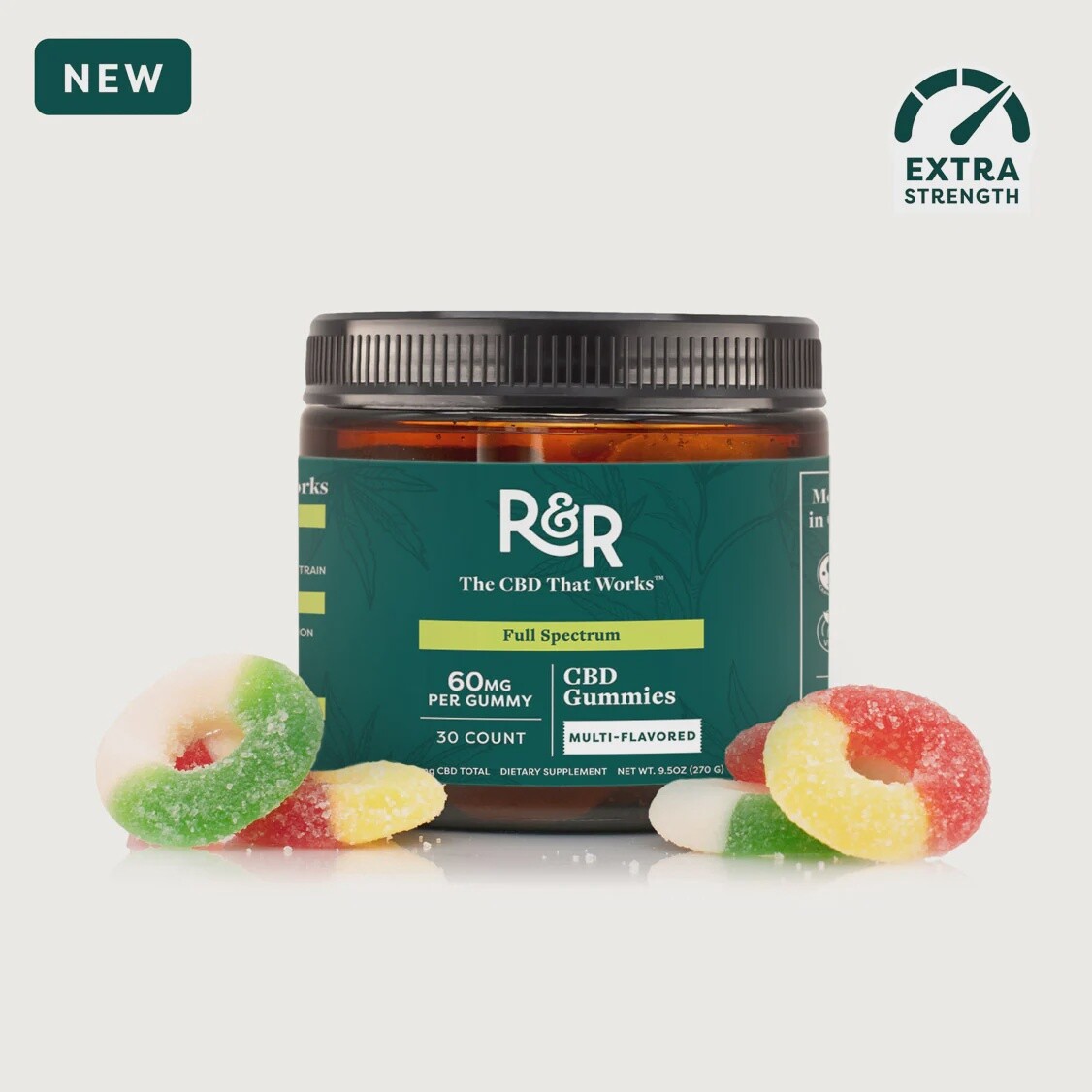 R+R Medicinals - Multiflavored Gummies 60mg