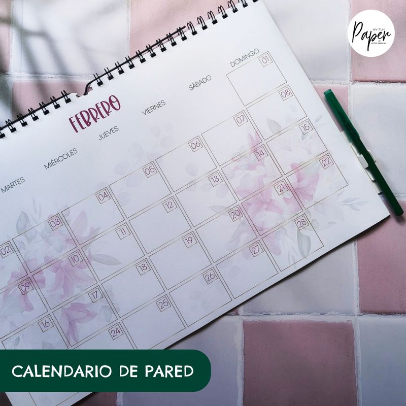 Calendario CUADROS