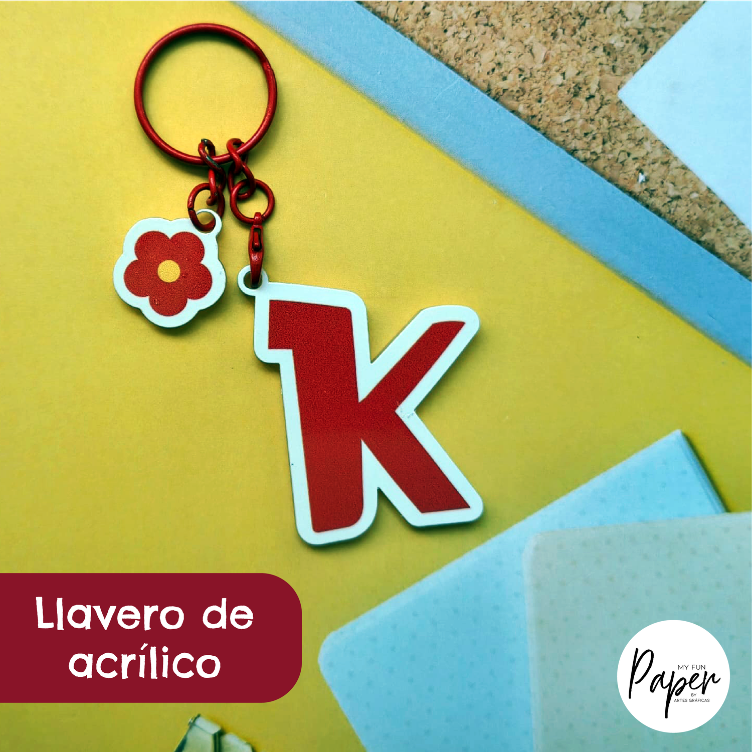 Llavero modelo INICIAL