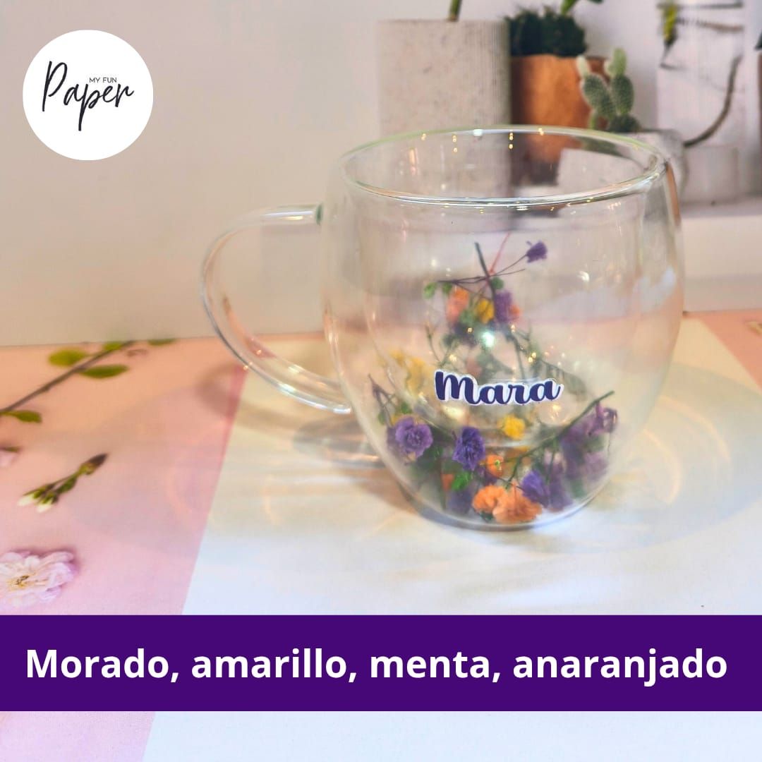 Taza floral