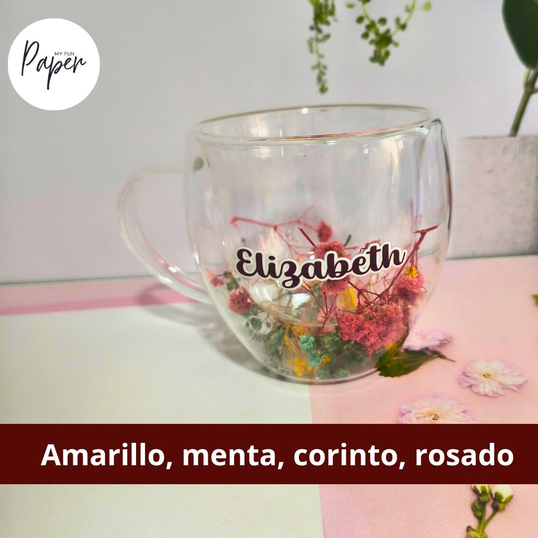 Taza floral