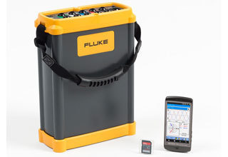 Fluke 1750 Three-Phase Power Quality Recorder w/PC Tablet and Probes