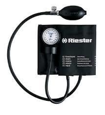 Riester Exacta® Sphygmomanometer with Calibrated Nylon Velcro cuff, Black