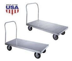 ALUMINUM PLATFORM TRUCKS (CASTERS SOLD SEPARATELY)